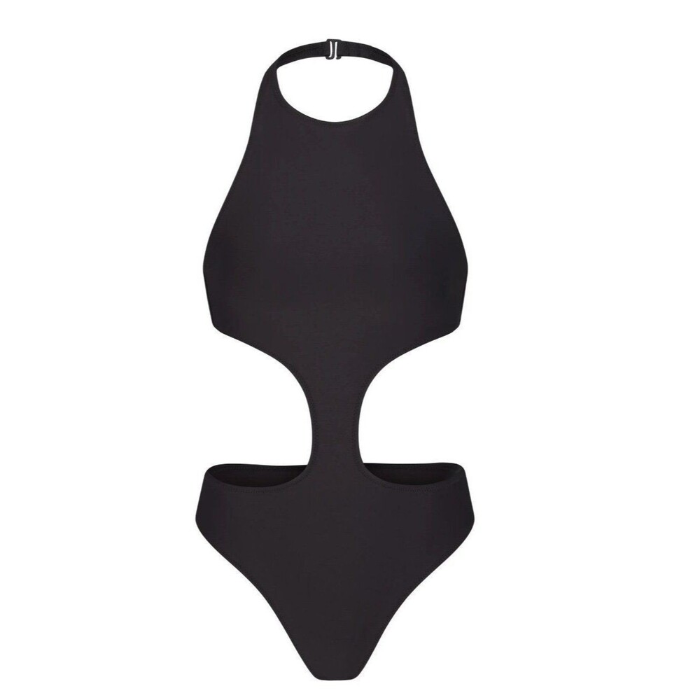 Skims Swim Monokini Onyx